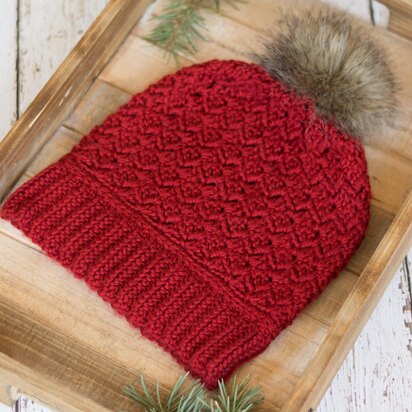 Cranberry Twist Slouch Hat