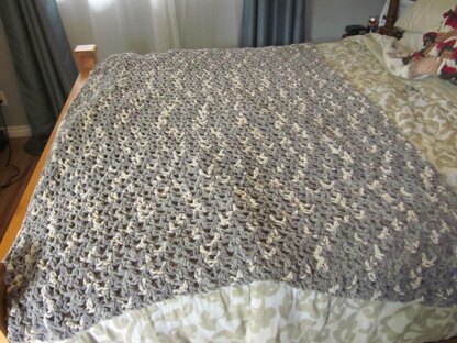 Bernat Easy Peasie Blanket