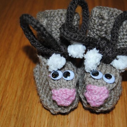 Festive Baby Booties