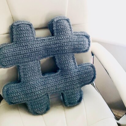 The Hashtag Cushion