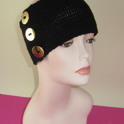 3 Button All Rib Headband