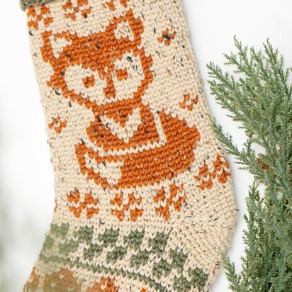 Woodland Fox Stocking