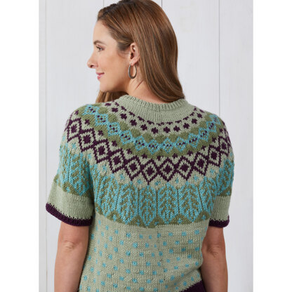 1190 Orion - Sweater Knitting Pattern for Women in Valley Yarns Ashfield