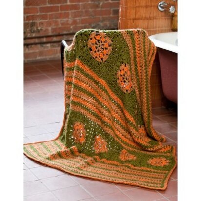 Earthbound Throw in Bernat Vickie Howell Sheep-ish - Downloadable PDF