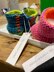 Stripey Baby Booties