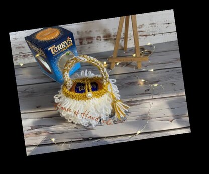 The Jacqueline Handbag Chocolate Orange Cover Knitting Pattern