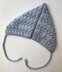 Pattern: Knitted baby pixie bonnet lace toddler hat for baby