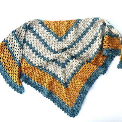 A Sunny Day Triangle Shawl