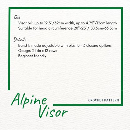 Alpine Visor
