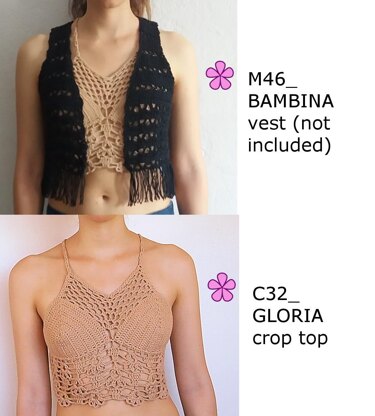 GLORIA crop top _ C32