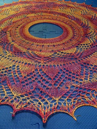 Sunburst Spectacular (poncho/shawl)