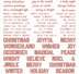 Advantus Idea-Ology Chipboard Quote Chips 52/Pkg - Christmas, Words & Phrases