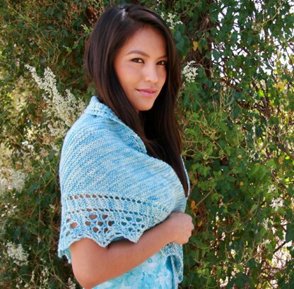 Ocean Spray Shawl