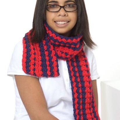 Be Proud Scarf in Red Heart Soft Solids - LW2604