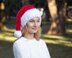 Knitting Pattern Long Adult Santa Elf Hat