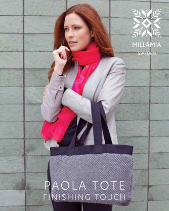 "Paola Tote" - Knitting Pattern For Women in MillaMia Naturally Soft Aran