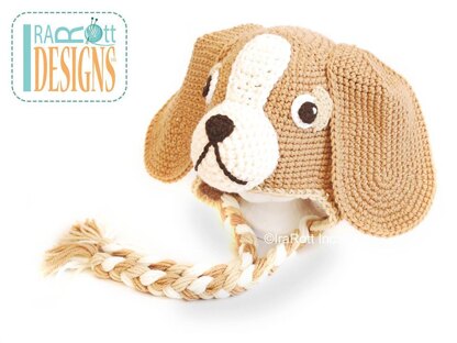 Bobby the Beagle Hat Crochet pattern by Ira Rott LoveCrafts