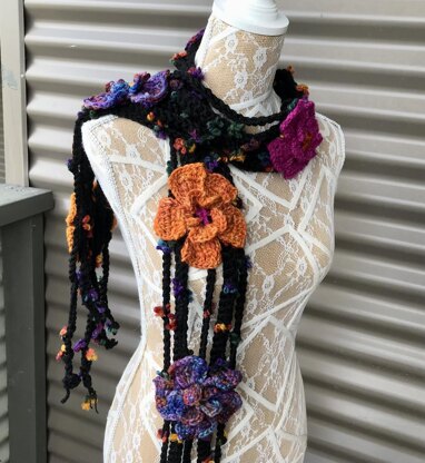 String of Flowers Scarf