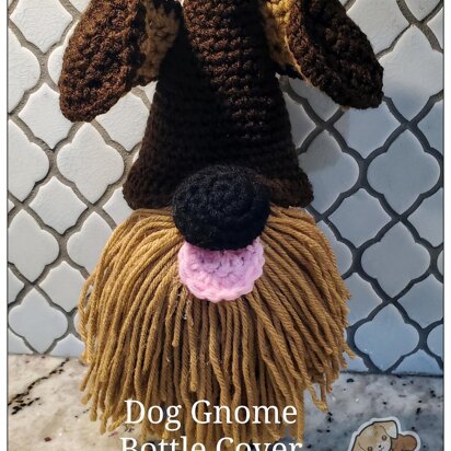 Dog Gnome Bottle Cover