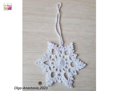 Crochet snowflake 25