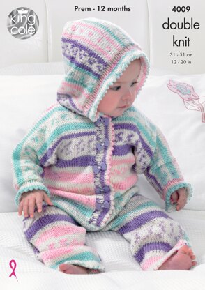 All-in-One, Jacket and Socks in King Cole DK - 4009 - Downloadable PDF