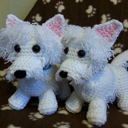 Westie Terrier Amigurumi