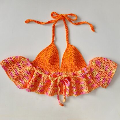 Burnt Orange Bra Top