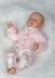 Premature Baby 10 inch Cardi and Hat