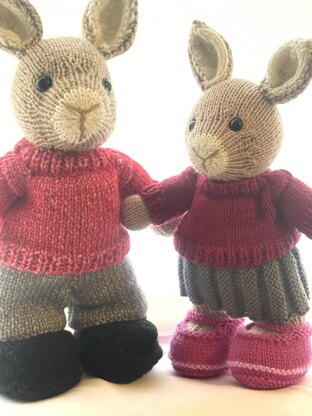 Elderberry Bunny and Outfits