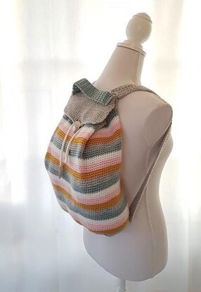Backpack pattern by Frisian Knitting