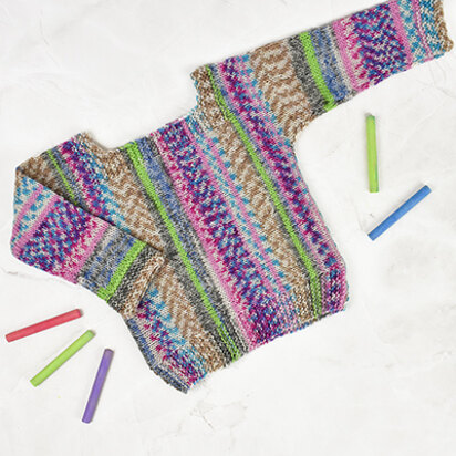 Peekaboo Pullover in Universal Yarn Easel - Downloadable PDF