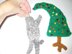 Christmas tree applique