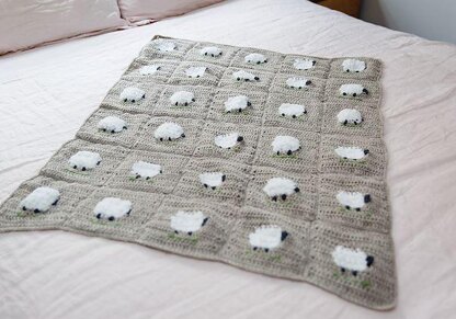 Counting Sheep Baby Blanket