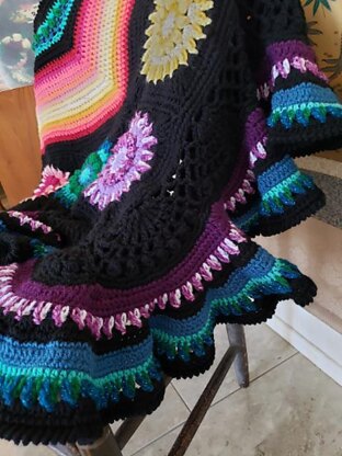 Kaleidoscope Magic Poncho Crochet Pattern and Tutorial