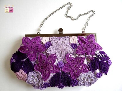 Lilac lace bag