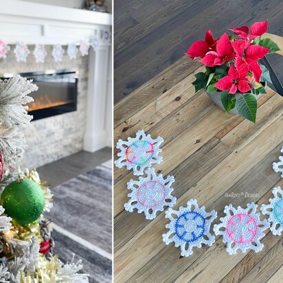 Festive Snowflake Coaster Ornament