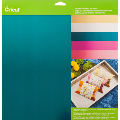 Cricut 12"X12" Foil Poster Board Sampler 10/Pkg - Fairytale