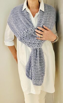 ITS A WRAP SLIP KNOT SUMMER SHAWL