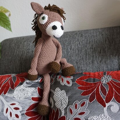 Crochet Pattern Long Legged Horse Galoppi!