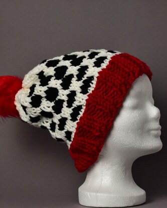 Dotty beanie hat