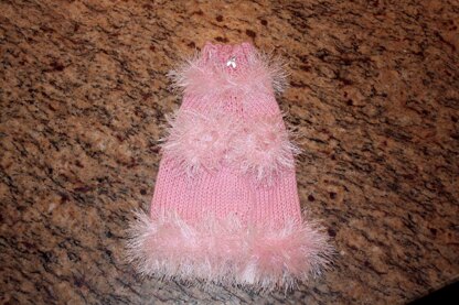 Pretty in Pink Dog Sweater