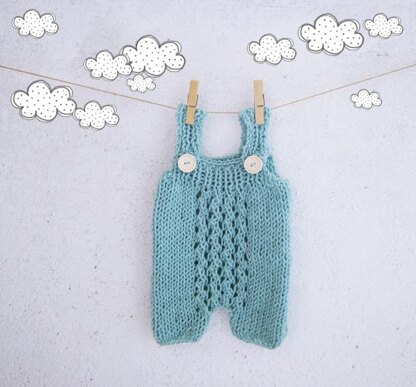 Deea baby knit romper with legs