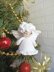 Christmas angel ornament, Crochet angel pattern, angel anigurumi pattern