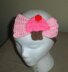 Cupcake Bow Headband