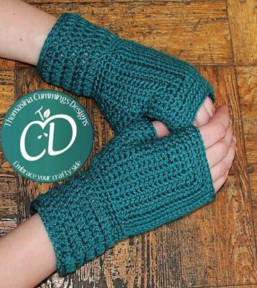 Fingerless Mitts (Mitre Style)