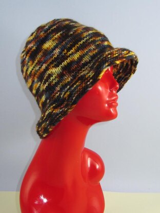 Chunky Self Striping Brim Hat