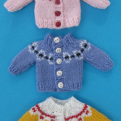 HMC52 yoked sweaters for dolls house