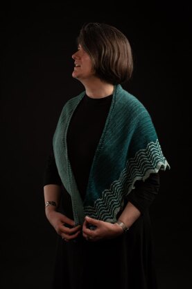 Seascape Shawlette