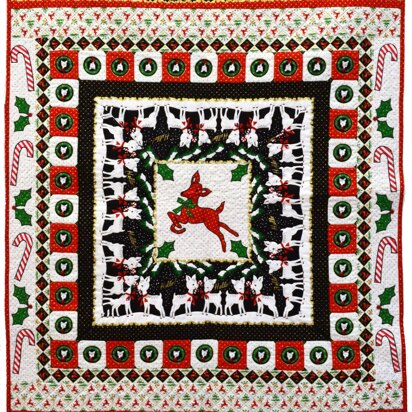 Michael Miller Fabrics Hello, My Deer Quilt - Downloadable PDF