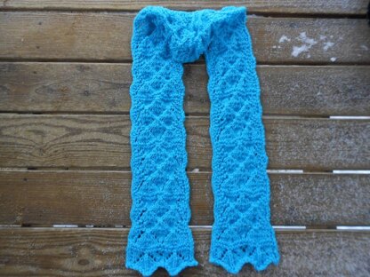 Fantasy Leaves lace Scarf